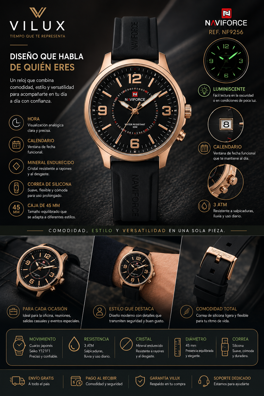 NaviForce NF9256 para Hombre