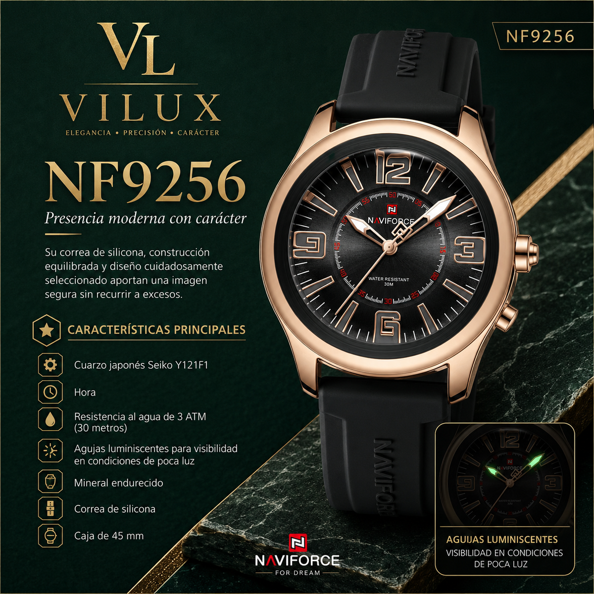 NaviForce NF9256 para Hombre