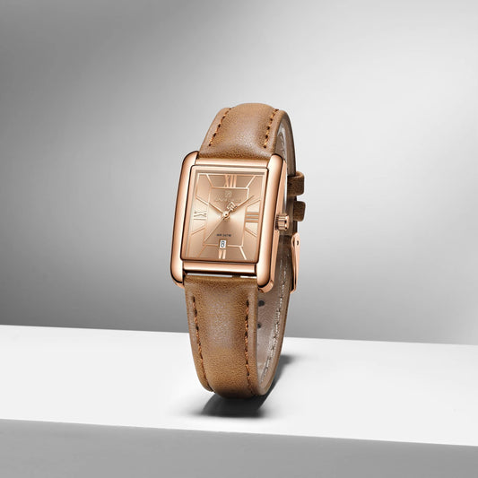 NaviForce NF5074 marrón / oro rosa, vista lateral