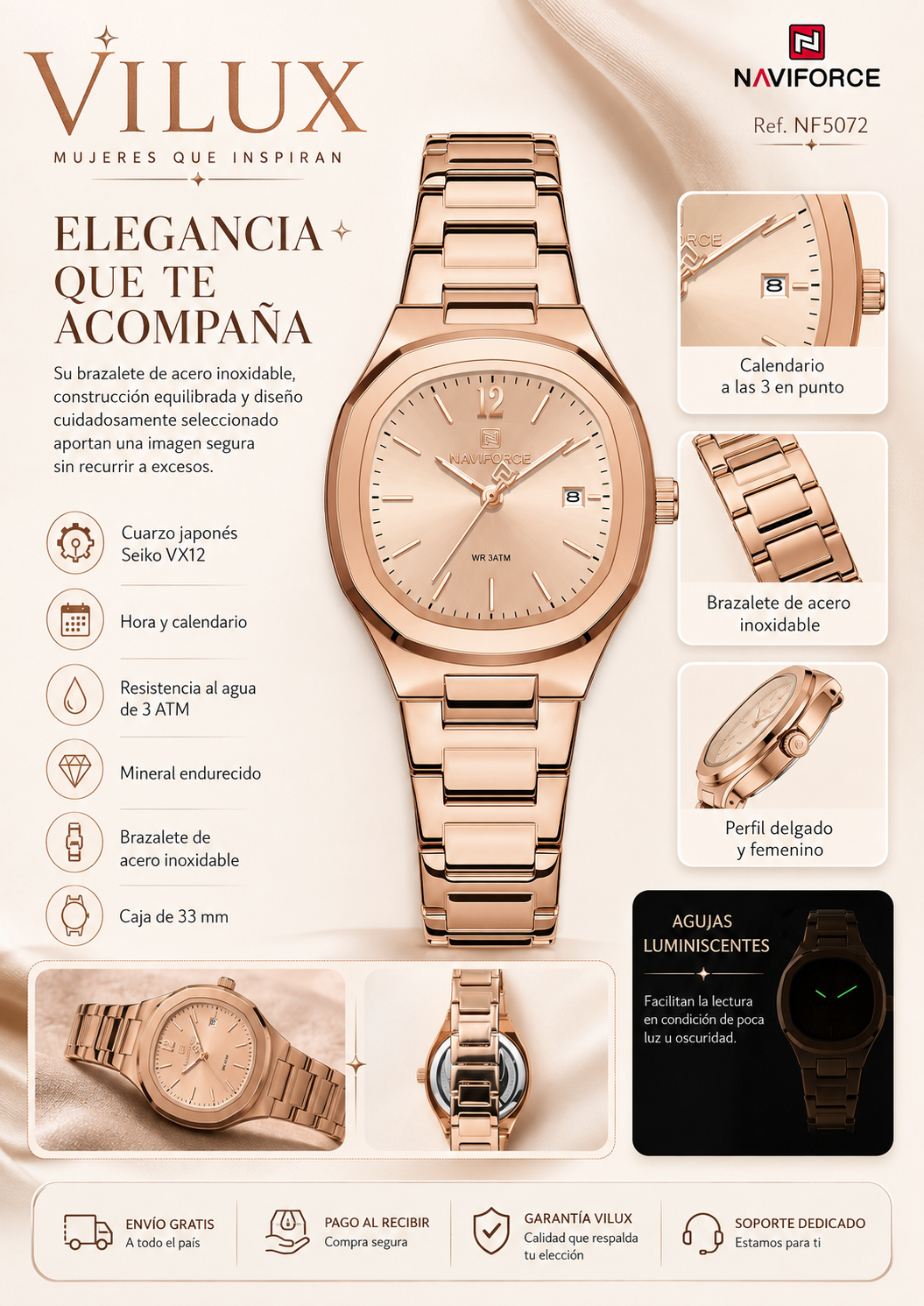 NaviForce NF5072 para Mujer