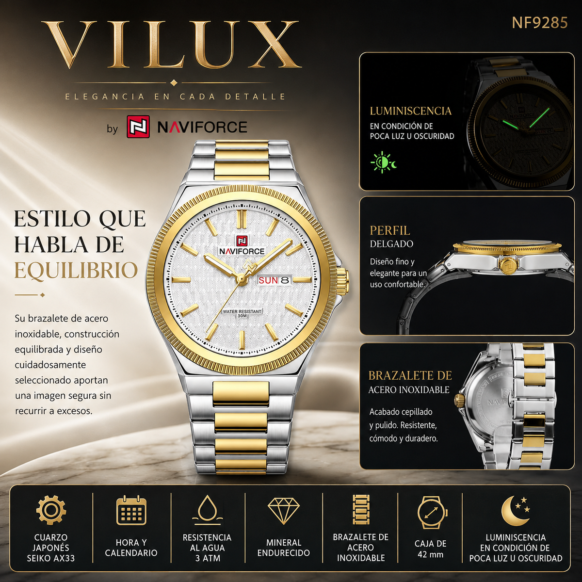 NaviForce NF9285 para Hombre