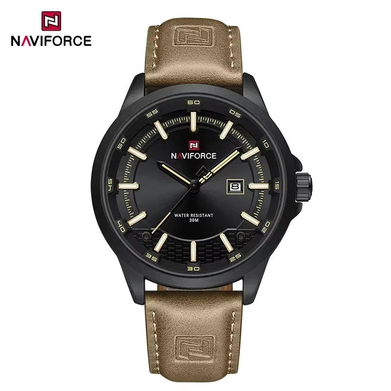 NaviForce NF9248 marrón / negro, vista frontal