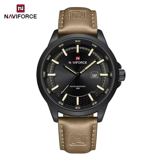 NaviForce NF9248 marrón / negro, vista frontal