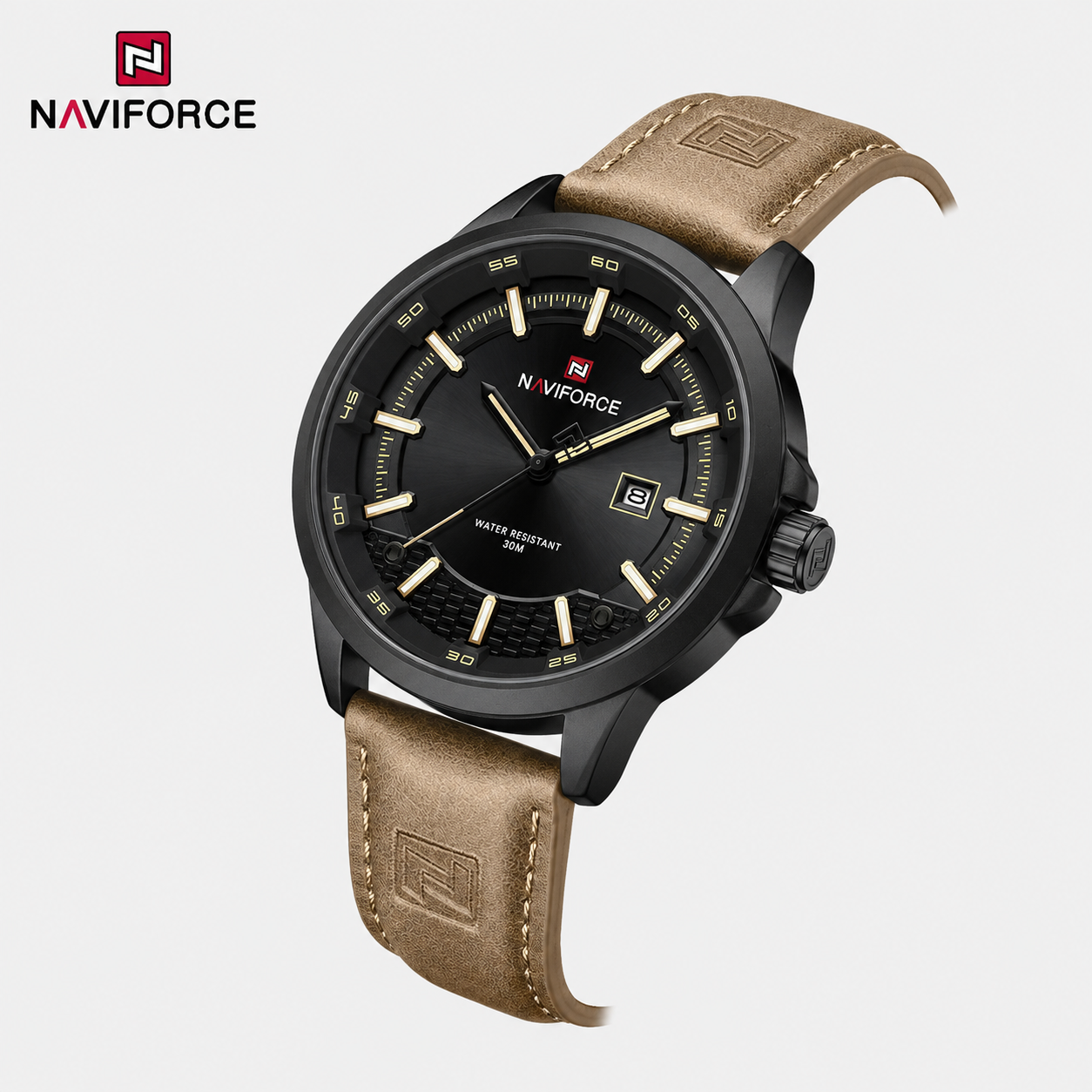 NaviForce NF9248 marrón / negro, vista lateral