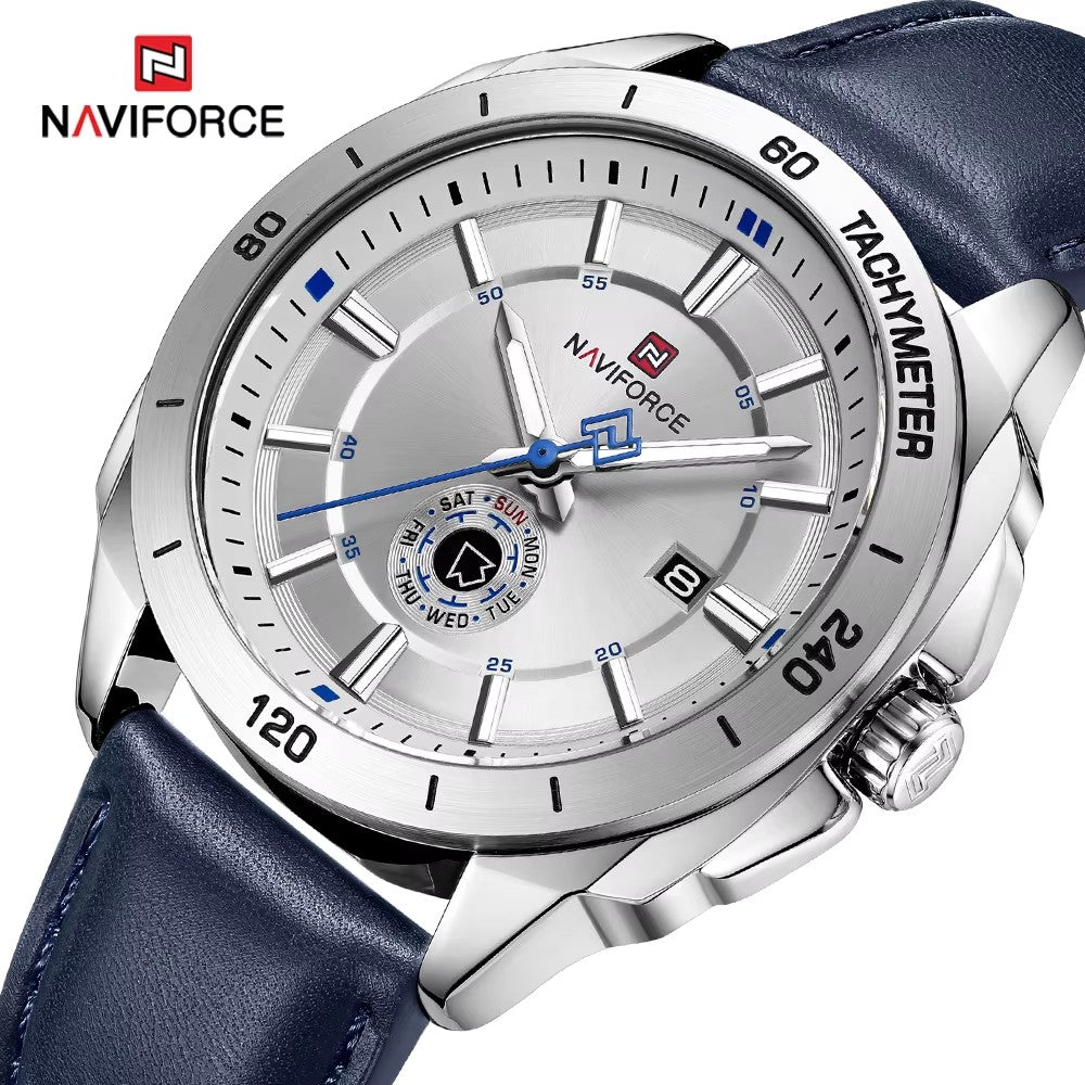 NaviForce NF9269 azul / acero, vista lateral